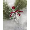 Lenox Ornaments, 2025 Babys 1st Christmas Rudolph Ornament, Silverplated Metal and Resin, Red Ribbon for Tree Decoration, Christmas Decorations, Winter Tree Ornaments, Rudolph Design (1 Piece)(Bless This Home)