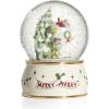 Lenox Ornaments, The Grinchs List Ornament, Porcelain Material with Gold Accents, Includes Gold Cord for Hanging, Holiday Decorations, Christmas Tree, Christmas Decoration, Tree Decor (1 Piece)(Snow Globe)