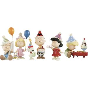Lenox 847857 Peanuts 6-Piece Birthday Party Figurine Set