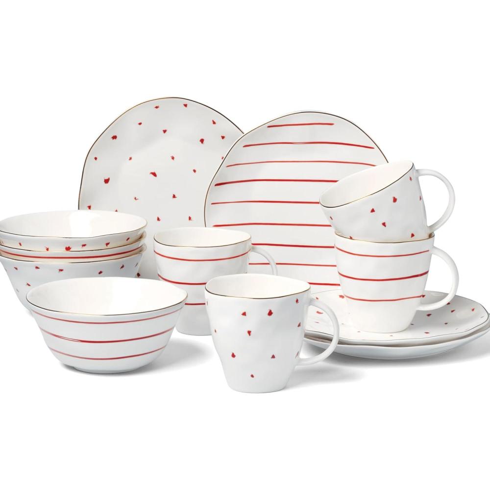 imageLenox 896840 Garnet Bay Dessert Plates Set of 4Dessert Set