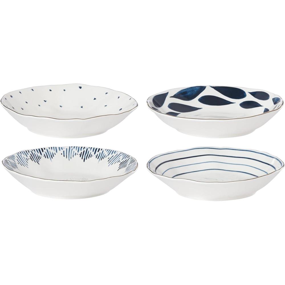 imageLenox Blue Bay 4Piece Set Pasta Bowls 475 LB