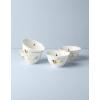 Lenox 792566 Butterfly Meadow 4-Piece Rice Bowl Set , White