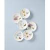 Lenox 817046 Butterfly Meadow 6-Piece Tidbit Plate Set, White, 3.05 LB