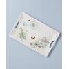 Lenox 855601 Butterfly Meadow Melamine Handled Serving Tray, Lightweight Melamine Material