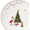 Lenox 895052 Merry Grinchmas Dinner Plates, Set Of 4, Green, 10.75′, Christmas Drinkware, Holiday Hosting(10.75″ (Pack of 4))