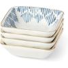 Lenox Blue Bay 4-Piece Stacking Dip Bowl Set, 0.95 LB