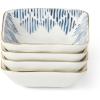 Lenox Blue Bay 4-Piece Stacking Dip Bowl Set, 0.95 LB