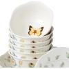 Lenox Dinnerware Set, Butterfly Meadow 24-Piece Bowls Set, Service For 6, Elegant Porcelain Dinnerware, Microwave And Dishwasher Safe, Dish Set, Plates & Dishes, Ramen Bowl (Assorted, 24 Piece)