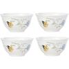 Lenox 792566 Butterfly Meadow 4-Piece Rice Bowl Set , White