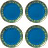 Lenox Blue Lx Remix 4-Piece Accent Plate Set, 3.97