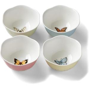 Lenox 791720 Butterfly Meadow 4-Piece Dessert Bowl Set
