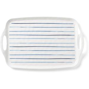 Lenox 895239 Blue Bay Melamine Handled Platter, Lightweight Melamine Material