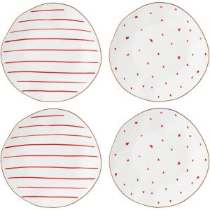 Lenox 896840 Garnet Bay Dessert Plates, Set of 4(Dessert Plates  Set of 4)
