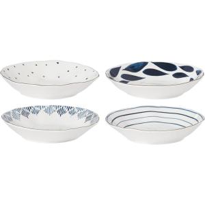 Lenox Blue Bay 4-Piece Set Pasta Bowls, 4.75 LB