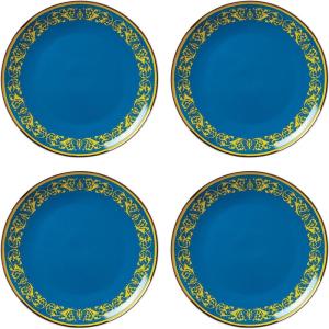 Lenox Blue Lx Remix 4-Piece Accent Plate Set, 3.97