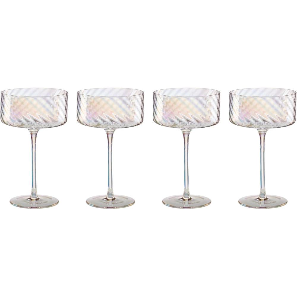 imageLenox 897500 Tuscany Classics Iridescent Set of 4 Glasses White WineCoupe Glasses