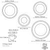 Lenox 104210022 Vintage Jewel Bread Plate(5-Piece Place Setting)