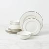 Lenox 895707 Federal Platinum 12-Piece Dinnerware Set, Service for 4