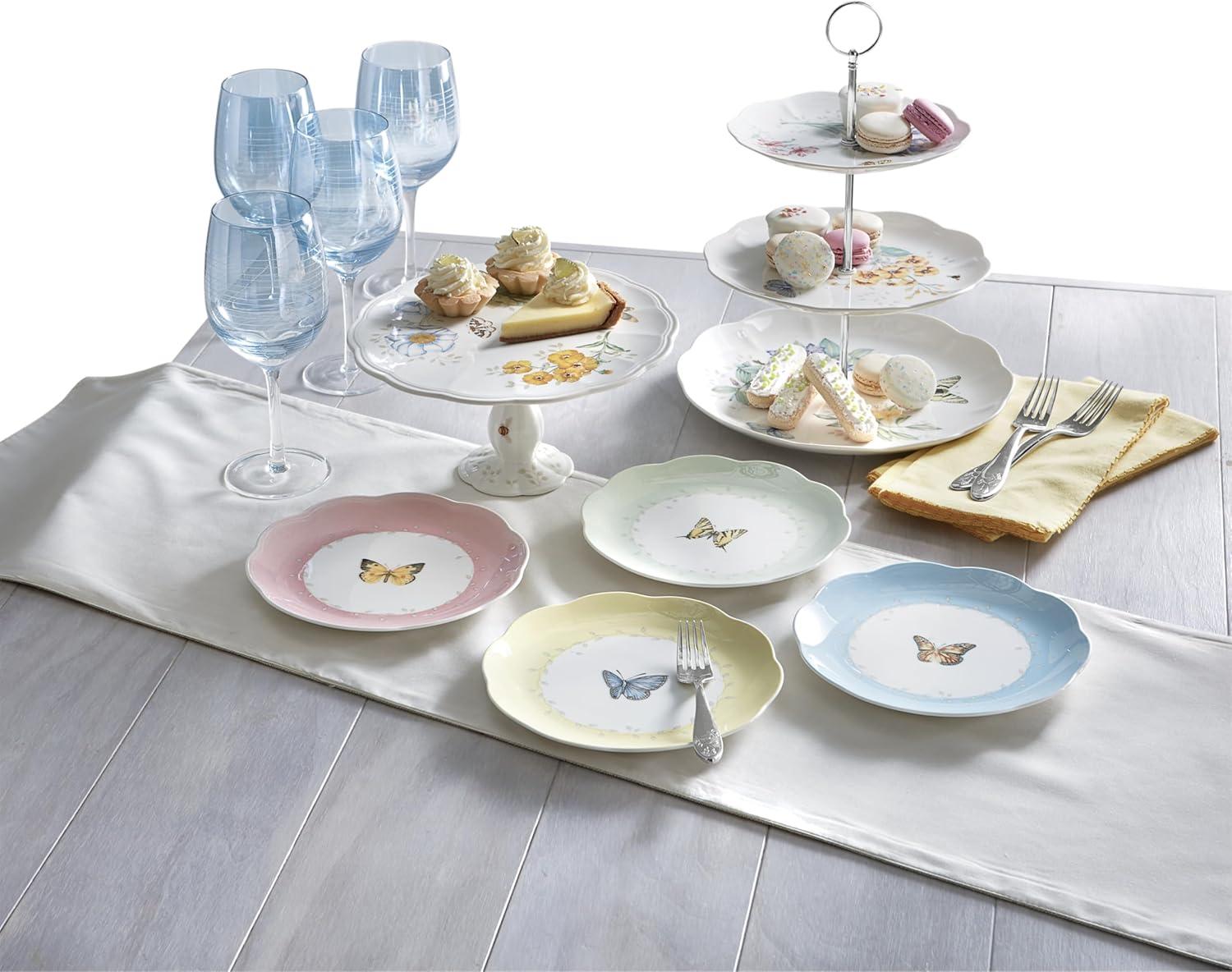 imageLenox 6444731 Butterfly Meadow 4Piece Dessert Plate Set