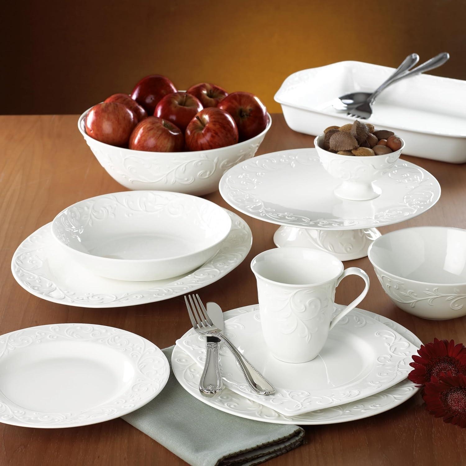 imageLenox 806686 Opal Innocence Carved 4Piece Place Setting