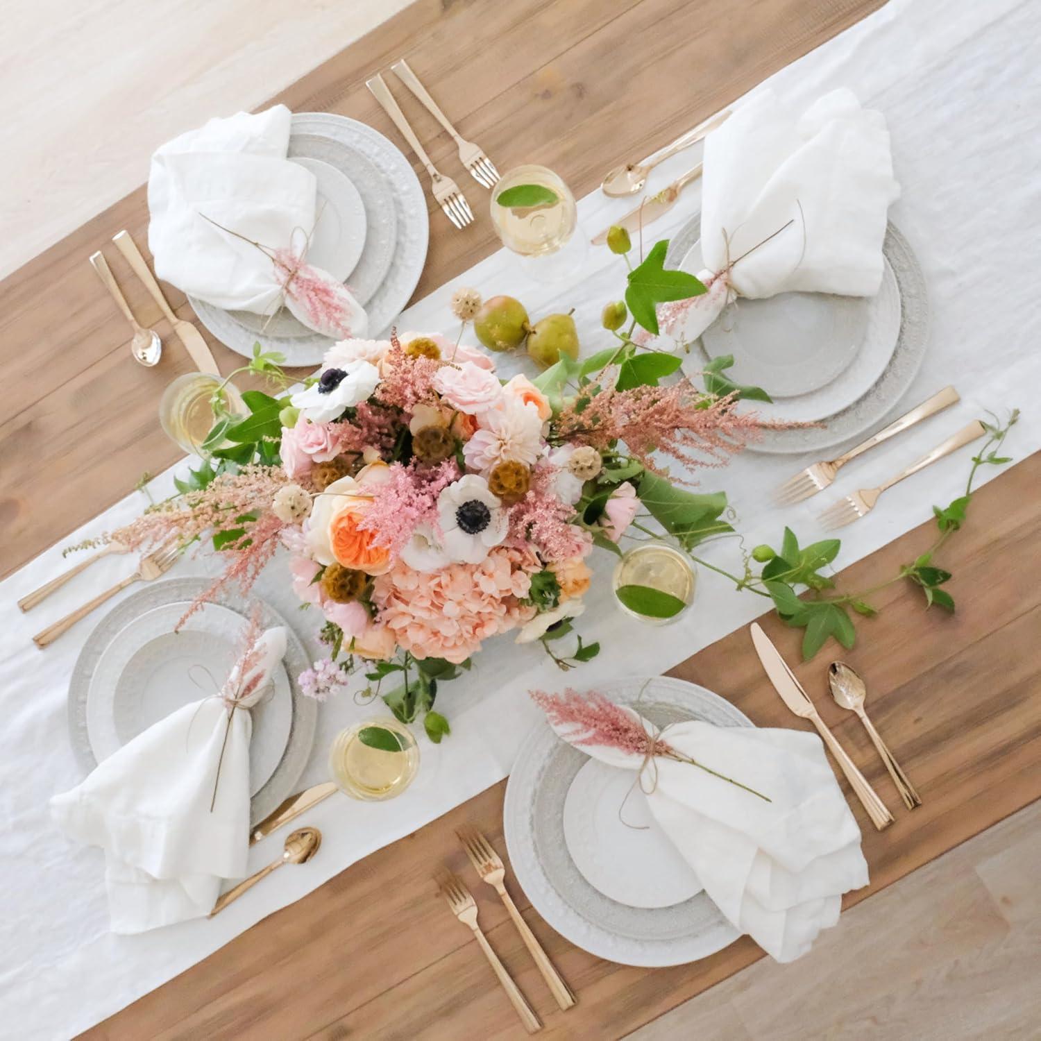 imageLenox 885618 Chelse Muse Fleur Matte Black 4Piece Mug Set12Piece Dinnerware Set