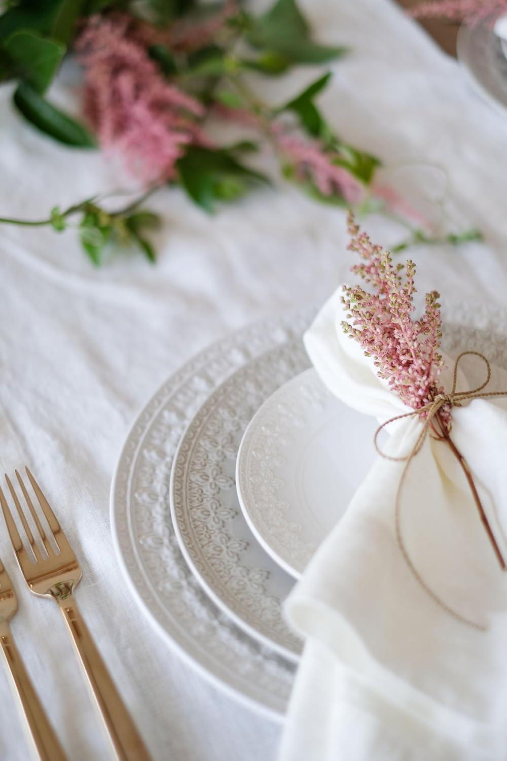 imageLenox 885618 Chelse Muse Fleur Matte Black 4Piece Mug SetDinner Plate