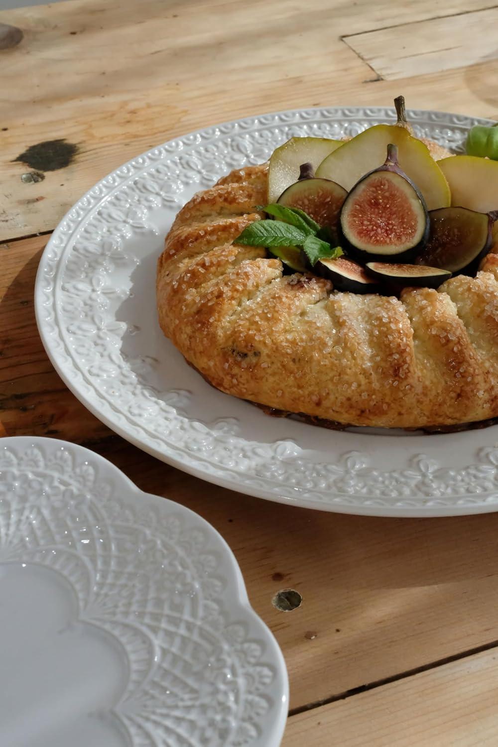 imageLenox 885618 Chelse Muse Fleur Matte Black 4Piece Mug SetDinner Plate