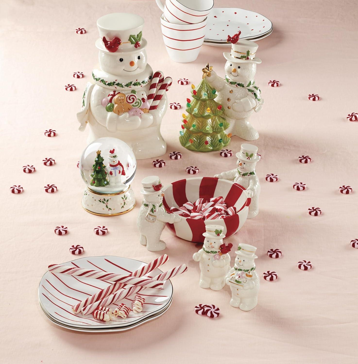 imageLenox 896363 Happy Holly Days Treat Bowl Ivory Christmas amp Holiday Hosting