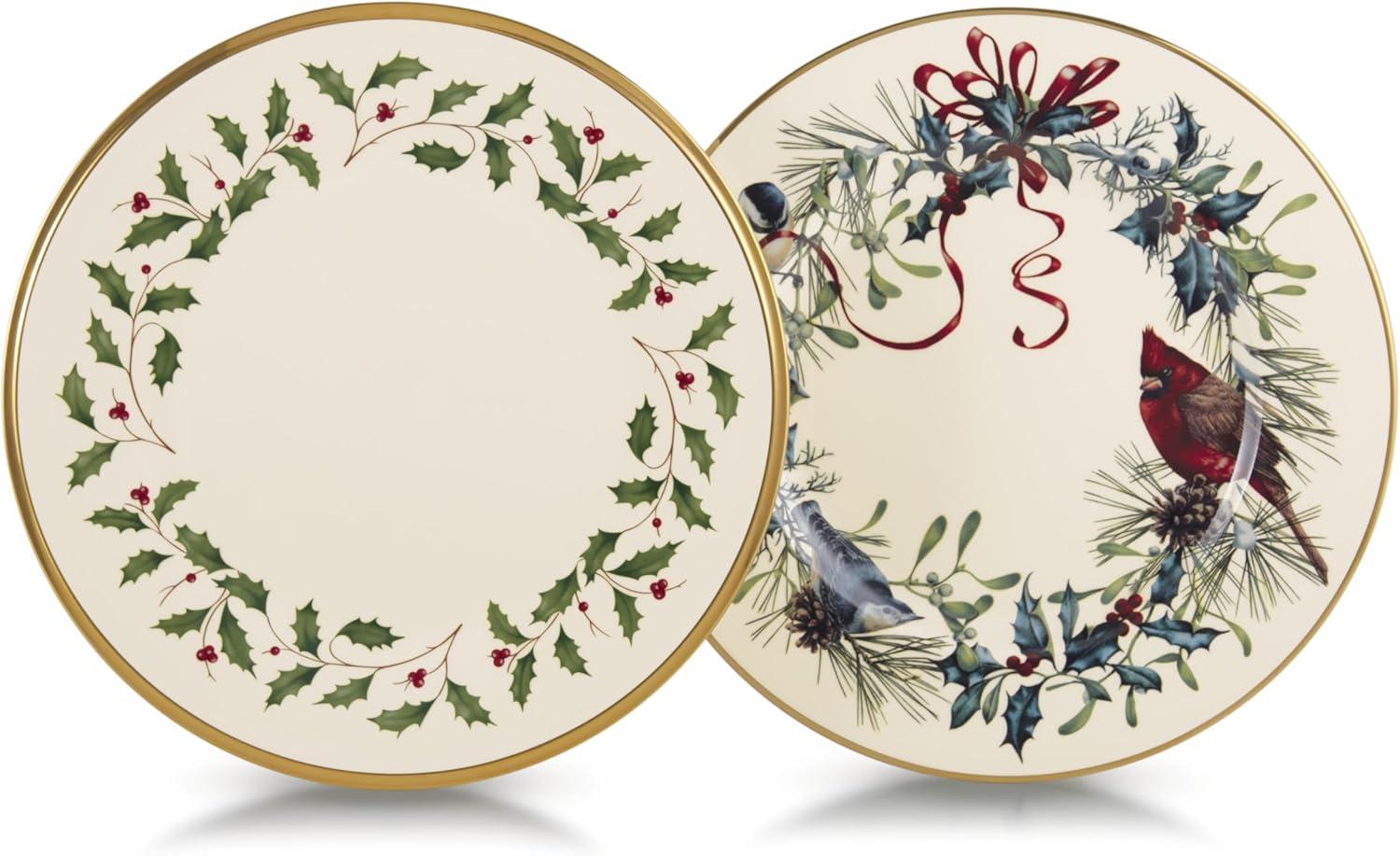 imageLenox 897082 Holiday Dinnerware Place Setting Bowls Set of 4 ChristmasSalad Plates Set of 6
