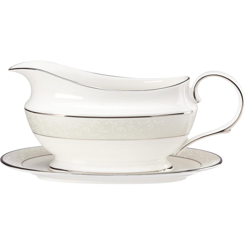 imageLenox 6252423 Opal Innocence Large Serving BowlSauce Boat