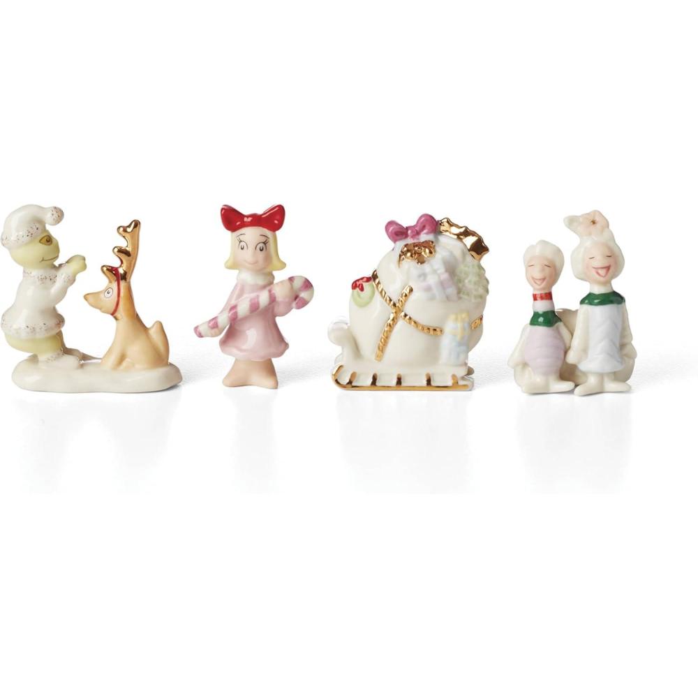 imageLenox 750113 WhoVille Post Office Figurine Christmas amp Holiday Decor4Piece Set