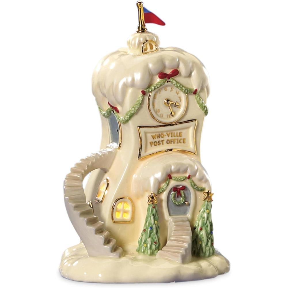 imageLenox 750113 WhoVille Post Office Figurine Christmas amp Holiday DecorFigurine Post Office