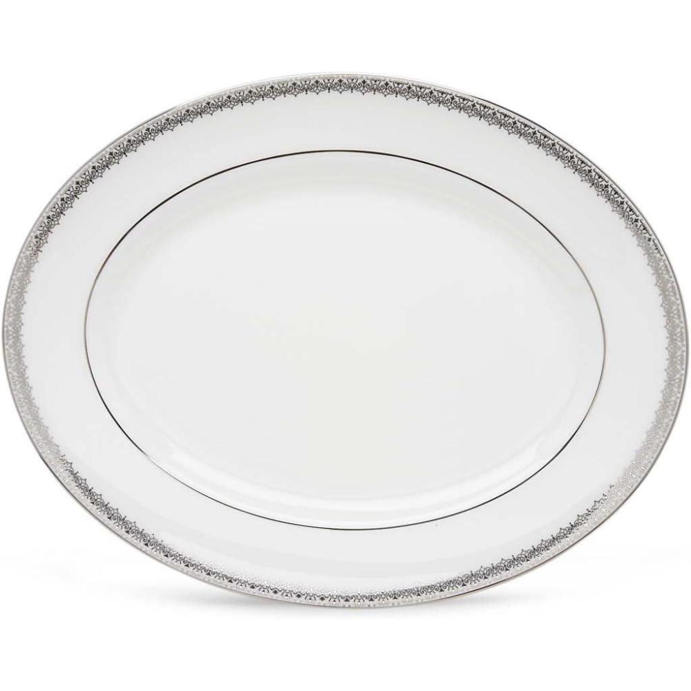 imageLenox 773692 Lace Couture Bread PlateOval Platter