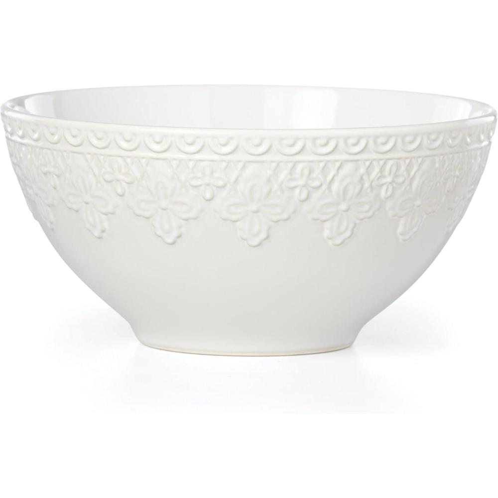 imageLenox 885618 Chelse Muse Fleur Matte Black 4Piece Mug SetAllPurpose Bowl