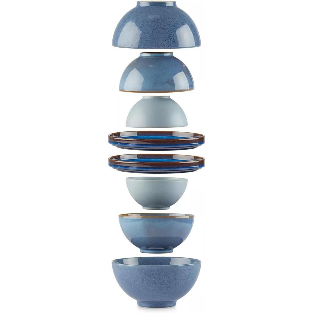 imageLenox 891107 Luna Nesting Dinnerware SetMini Blue