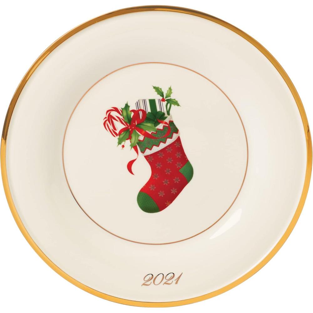 imageLenox 897082 Holiday Dinnerware Place Setting Bowls Set of 4 ChristmasAccent Plate