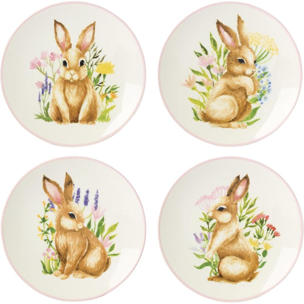 imageLenox 897155 Bunny Accent Plates Set Of 4