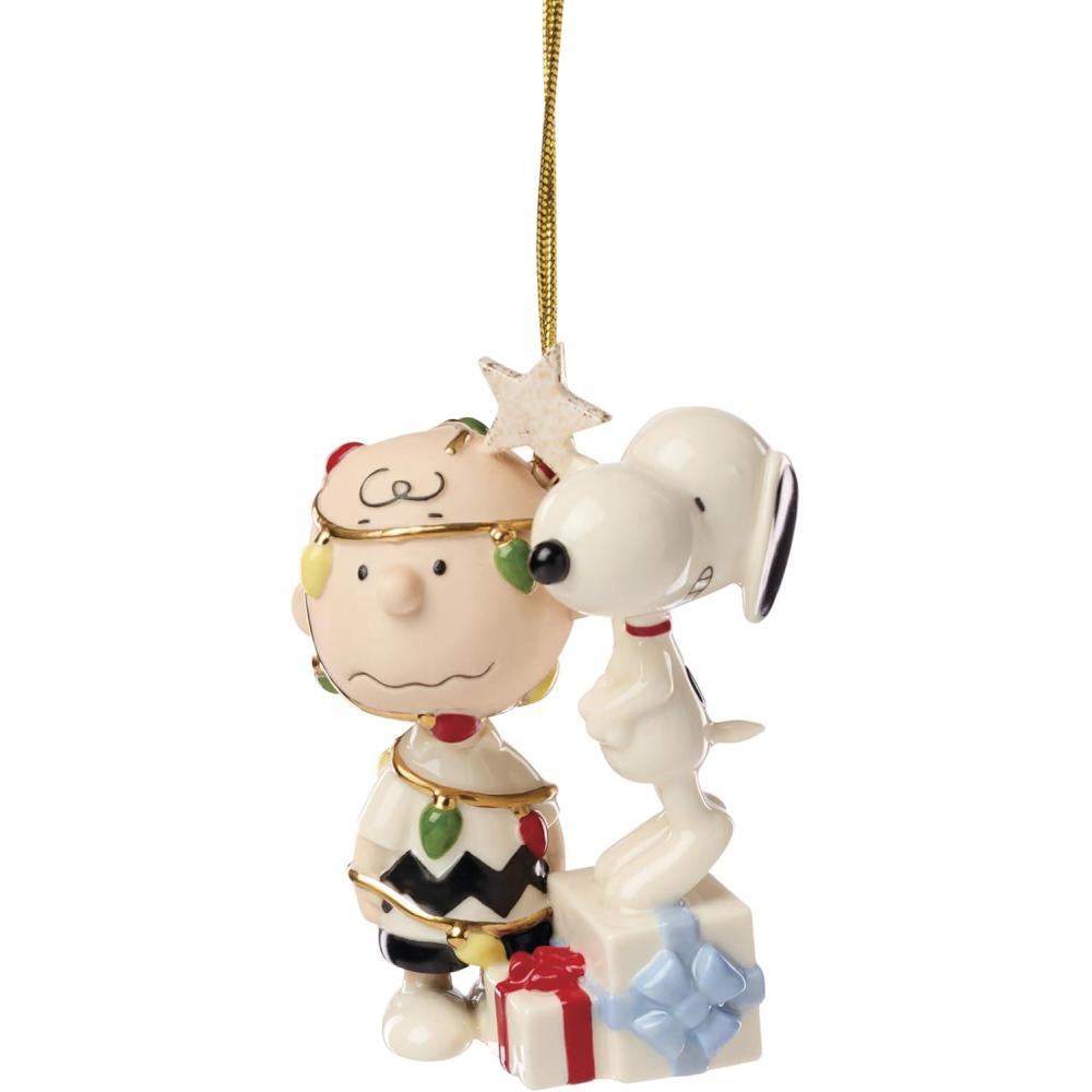 imageLenox 897221 Youre a Christmas Tree Charlie Brown Ornament Christmas Holiday Decorations