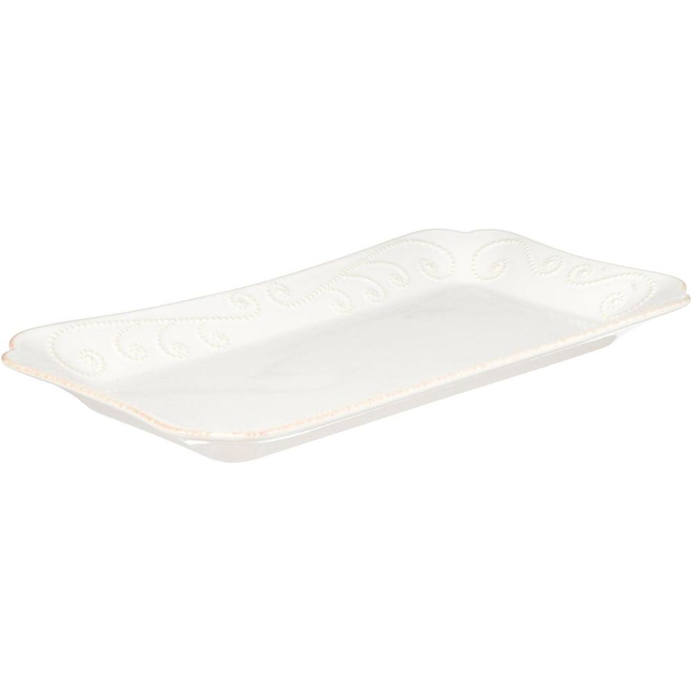 imageLenox French Perle Hors DOeuvre Tray 135Inch White