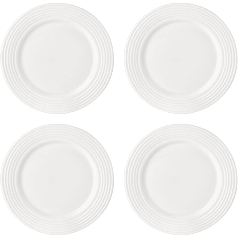 imageLenox Tin Can Alley Fruit BowlWhite 1 Count Pack of 1Dessert Plates  Set of 4