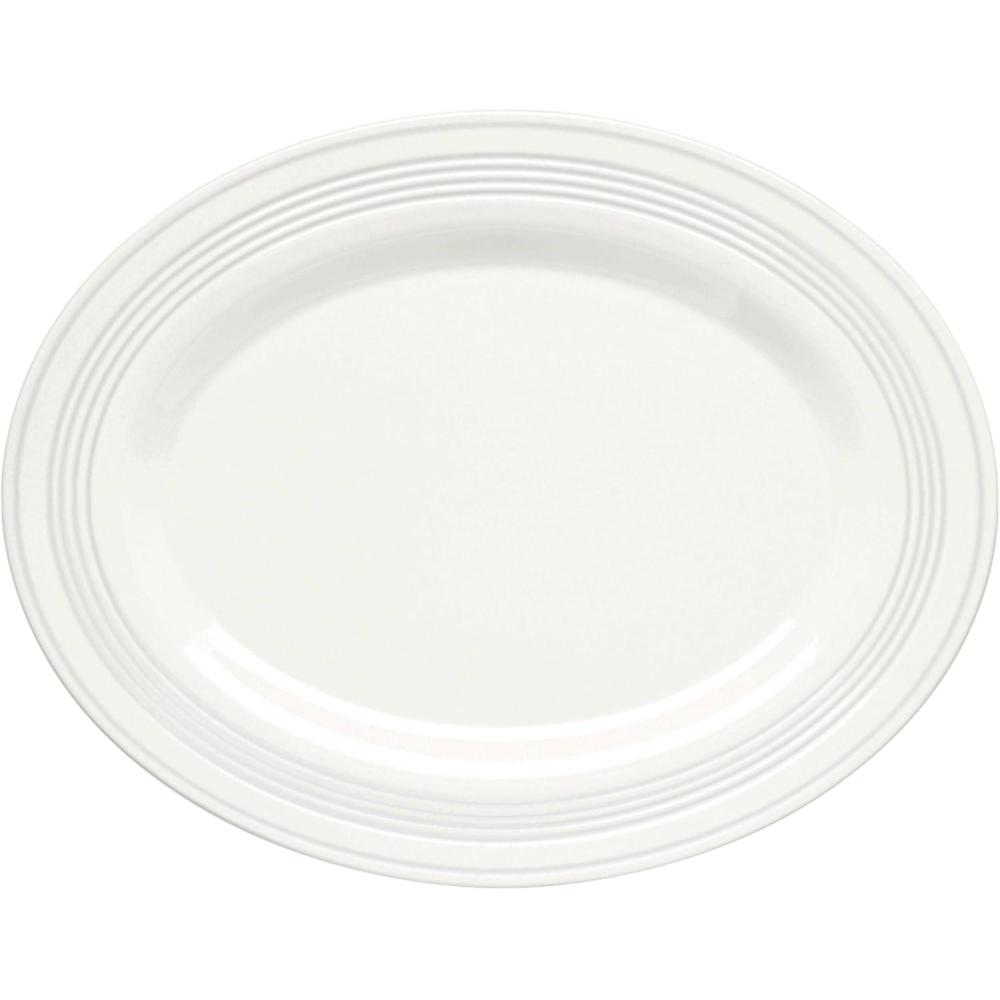 imageLenox Tin Can Alley Fruit BowlWhite 1 Count Pack of 1Oval Platter