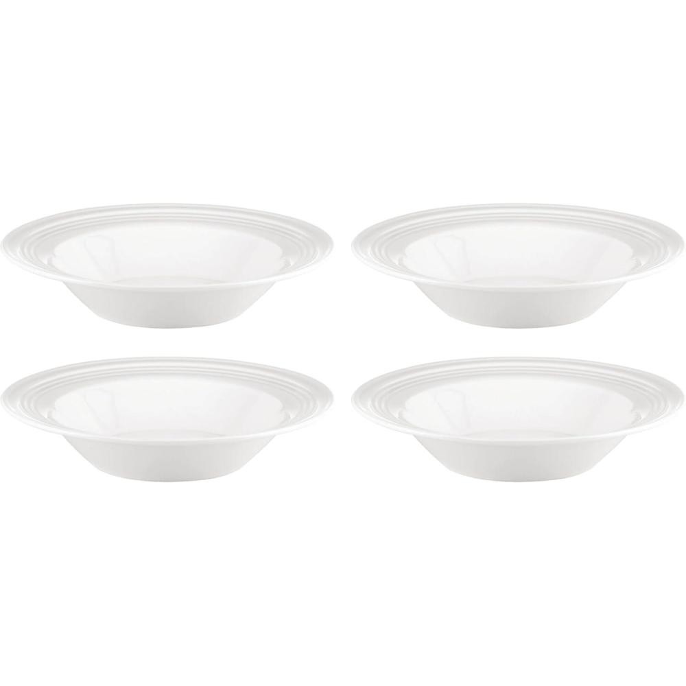 imageLenox Tin Can Alley Fruit BowlWhite 1 Count Pack of 1Pasta Bowls Set of 4