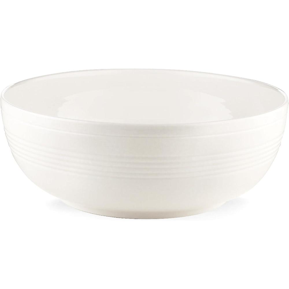 imageLenox Tin Can Alley Fruit BowlWhite 1 Count Pack of 1Serving Bowl