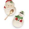 Lenox 882207 Hosting The Holidays Santa Spoon Rest, Christmas