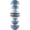 Lenox 891107 Luna Nesting Dinnerware Set(Full Size  Blue)