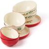 Lenox 893494 Holiday Luna Nesting Dinnerware Set, Christmas, Hosting(11.62″)