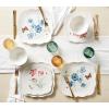 Lenox 894308 Butterfly Meadow Square 4-Piece Accent Plates