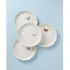 Lenox 894543 Butterfly Meadow Vines 4-Piece Rice Bowl Set(Dinner Plates  Set of 4)