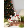 Lenox 894973 Laying Reindeer Figurine, Christmas & Holiday Decor(Laying Reindeer)