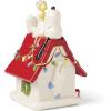 Lenox 896324 Snoopy Christmas Covered Candy Dish, Holiday Hosting